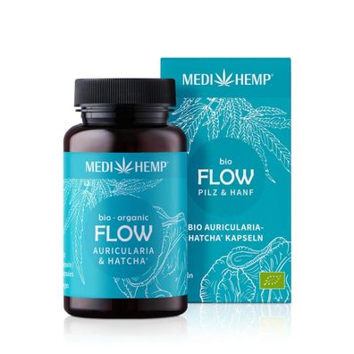 Bio Flow Auricularia-Hatcha® 120 Kapseln Bio - Medihemp