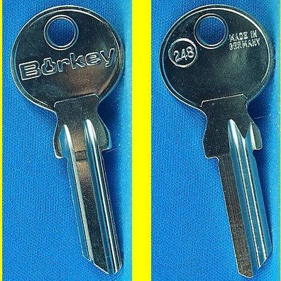 Schlüsselrohling Börkey 248 für verschiedene Zaina, Zeni Profilzylinder