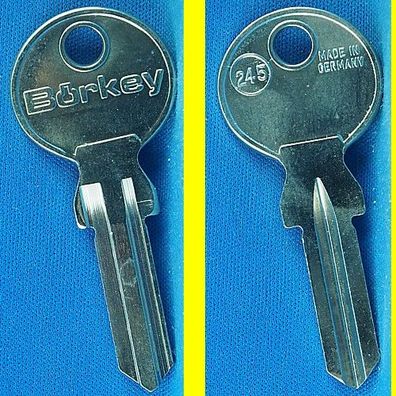 Schlüsselrohling Börkey 245 für verschiedene Corbin Profilzylinder