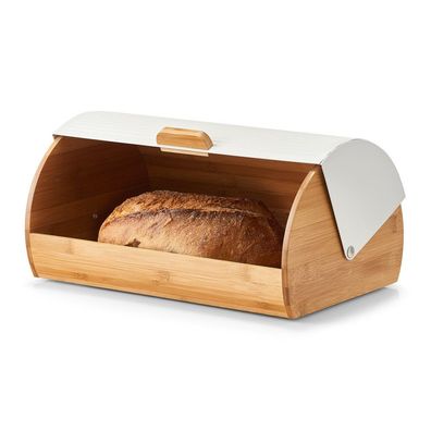 Bambus Brotbrett, Weißbrotbehälter, Aussehen einer stilvollen Küche verbessern-ZELLER