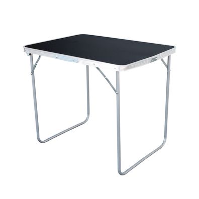 XL Alu Klapptisch Campingtisch Beistelltisch Gartentisch schwarz 80x60x68cm
