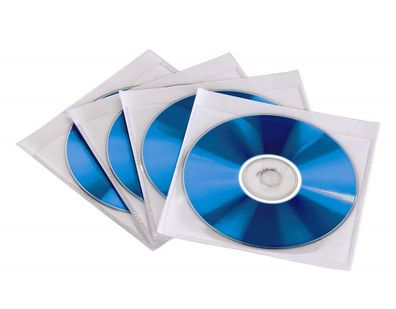 Hama 50x CDHüllen selbstklebend CDTaschen zum Einkleben für CD DVD BluRay