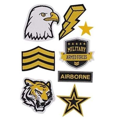 Patch Sticker Kit Aufkleber HandyHülle Abziehbar Army Airforce Militär