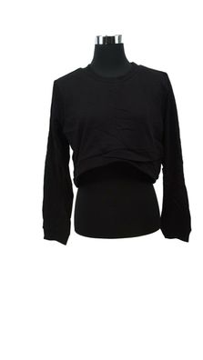 NEU Glamorous Bloom Damen Sweatshirt schwarz Größe 42 cropp