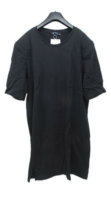 Monki Shoulder Dress Shirtkleid mit Schulterpolster in schwarz Gr. L Shirt Kleid