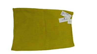 TOM TAILOR Damen Accessoire Schlauchschal aus Strick in gelb Schal