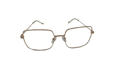 Damen Brille Brillengestell Brillenfassung Unofficial Metall Panto Rosa