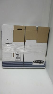 10xFellowes Bankers BOX SYSTEM Archiv-Klappdeckelbox System 00265