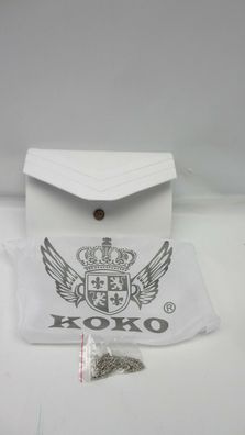 Koko Handtasche weiß Damentasche ca. 25x15cm