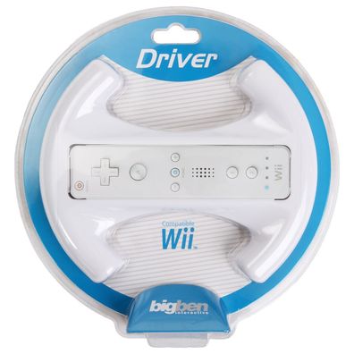 BigBen Lenkrad Driver Controller Wheel Rennspiel Racing für Nintendo Wii