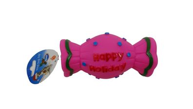 Duvo Hundespielzeug Xmas Weihnacht Kauspielzeug mit Quietsch Spielzeug 13cm