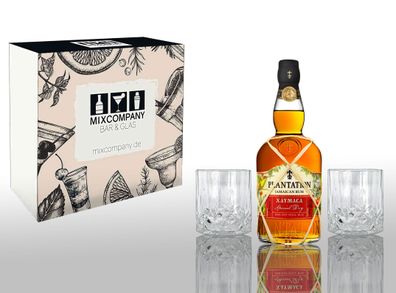 Plantation Rum Geschenkset Xaymaca Special Dry 0,7L (43% Vol) + 2x Tumbler Kris