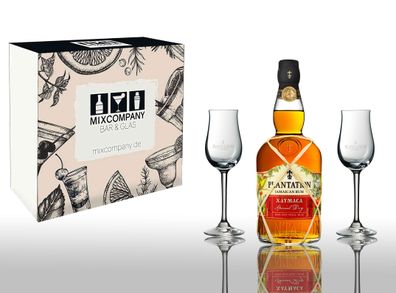 Plantation Rum Geschenkset Xaymaca Special Dry 0,7L (43% Vol) + 2x Plantation N