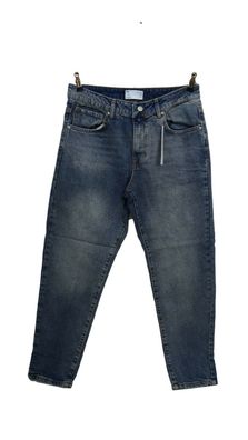ASOS Design Klassische steife Jeans in blauer Vintage Dirty Waschung 32/32 NEU