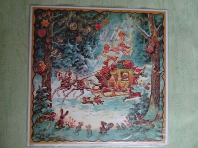 Adventskalender Korsch ca 30 x 28 cm - Ältere - : Fröhliche Weihnachten