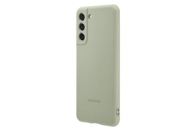 Samsung Silicone Cover EF-PG990 für Galaxy S21 FE, Olive Green