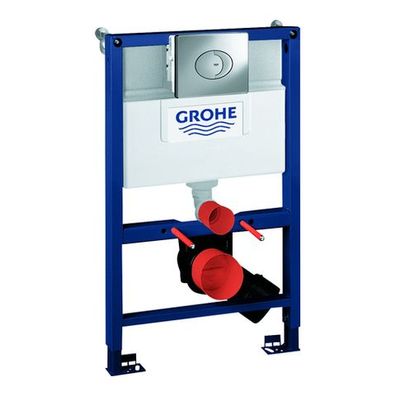 GROHE WC-Set Rapid SL 38761 BH 0,82m mit Wandwinkel/ Betätigung Skate Air chrom 3