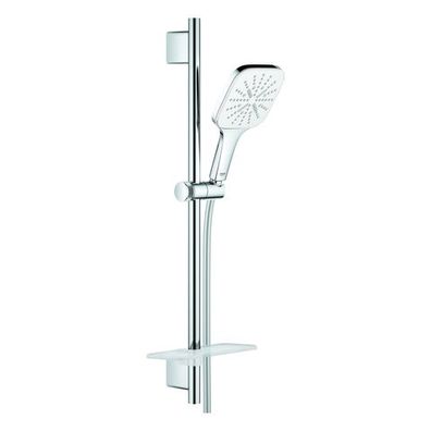 GROHE Brausest.-Set RSH 130 SmartActive Cube 26584 600mm Ablage moon white/ chrom
