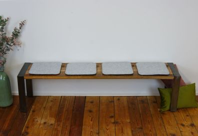 animal-design Sitzkissen Sitzmatten aus Filz Sitzunterlagen Kälteschutz 4er Set