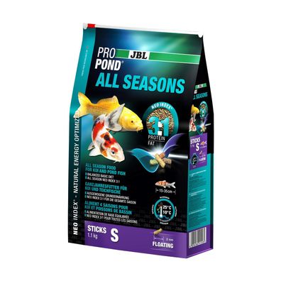 JBL ProPond All Seasons Futter S 1,1 kg für Fische von 15 - 35 cm