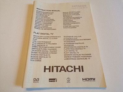 Hitachi Digitaler Flachbildfernseher Bedienungsanleitung Gebrauchsanweisung Handbuch