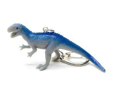Acrocanthosaurus Schlüsselanhänger Urzeit Dino Dinosaurier grau blau erwachsen