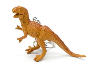 T-Rex Schlüsselanhänger Miniblings Tyrannosaurus Dinosaurier erwachsen hellbraun