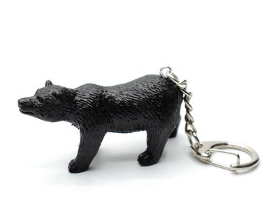 Schwarzbär Schlüsselanhänger Miniblings Anhänger Bär Bären Braunbär schwarz