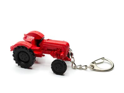 Traktor Schlüsselanhänger Miniblings Farm Trecker Bauernhof Bauer Bäuerin rot