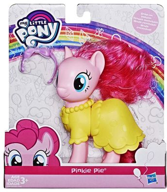Hasbro E5612 My Little Pony Pinkie Pie Snap-on Fashion Figur mit Rock, Shirt und