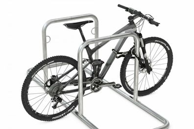 Fahrrad - Anlehnparker Anlehnbügel Anlehnsystem Galaxy für 4 bis 12 Räder