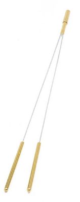 Wünschelrute mit Messinggriff + Aufsatzrute 42,5 cm Tensor Geomantie Wasseradern