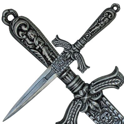 Haller Brieföffner Metallguß, Miniatur Schwert Länge 22,5 cm Historie
