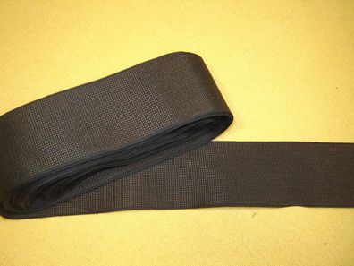 Ripsband Herren Hutband gemustert hochwertig schwarz kupfer 4,9 cm breit Meter RB25