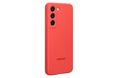 Samsung Silicone Cover für Galaxy S22, Glow Red