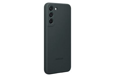 Samsung Silicone Cover für Galaxy S22 + , Forest Green