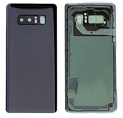 Akkudeckel Backcover Gehäuse Rückseite Kleber f Samsung Galaxy Note 8 N950 schw.
