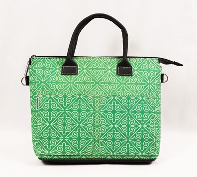 Damen Tasche aus Filz / Eco Leder Universal Schopper 1813 Grün Ornament