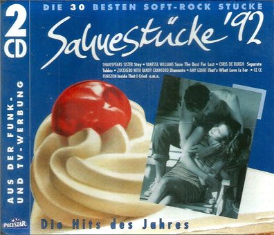 2 CD-Box: Sahnestücke ´92 - Die 30 Besten Soft-Rock Stücke (1999) Polystar 515844-2