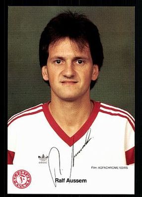 Ralf Aussem Autogrammkarte Fortuna Köln 1986-87 Original Signiert + A 91352