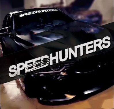 Speed Hunters SunStrip Auto-Logo Autoaufkleber (All Colours Available)