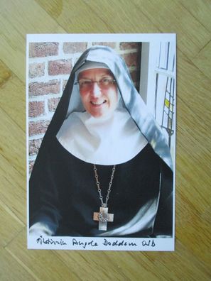 Äbtissin Abtei Varensell Benediktinerin Angela Boddem - handsigniertes Autogramm!!!