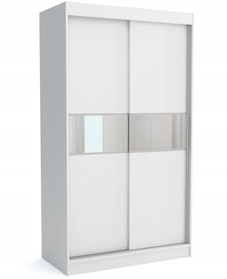 Kleiderschrank KANZA 120 cm Schiebetüren Schrank Modern !