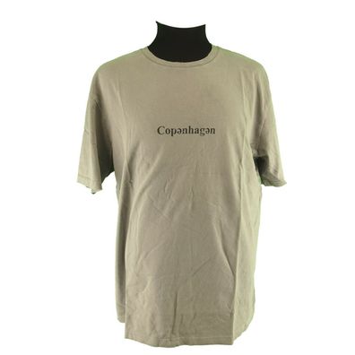 Topman - T-Shirt in Grau mit „Copenhagen”-Print Gr. M