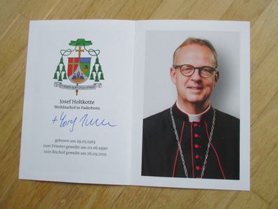 Weihbischof von Paderborn Josef Holtkotte - handsigniertes Autogramm!!!