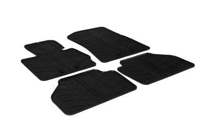 Design Gummi Fußmatten passend für BMW X4 F26, M40i 2014-2018 Passform Gummimatten