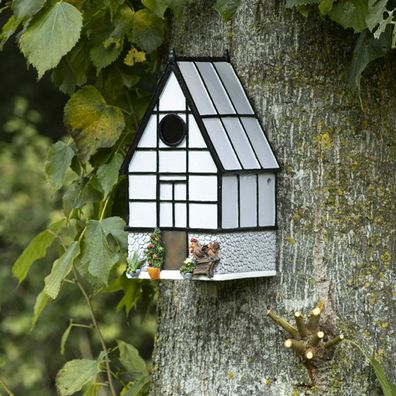 Zauberhafter Nistkasten Vogelhaus BEAUTY im Gartenhaus Stil, für Meisen