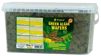 Tropical Green Algae Wafers 5 Liter Futter für L-Welse