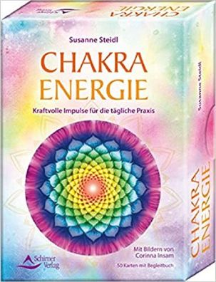 Chakra Energie 50 Karten mit Begleitbuch, Kraftvolle Impulse für die tägliche Praxis