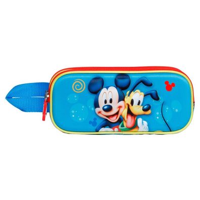 Karactermania 02865 Disney Mickey Maus & Pluto 3D Schlamper Federmäppchen